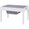 imageLarge 2 in 1 Kid Activity Table with Storage Play Table for Kids BoysGirlsWhite 322quotW x 222quotL x 20quotH Ages 3White