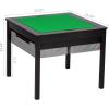 imageUTEX 2 in 1 Kids Construction Play Table with Storage Drawers and Built in Plate WhiteEspresso With Grey Drwaer