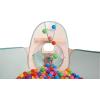 imageUTEX 3 in 1 Pop Up Play Tent with Tunnel Ball Pit for Kids Boys Girls Babies and Toddlers IndoorOutdoor PlayhousePink Green  Ball Pit