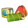 imageUTEX 8 in 1 Pop Up Children Play Tent House with 4 Tunnel 4 Tents for Boys Girls Babies and Toddlers for Indoor and Outdoor Use