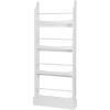 imageUTEX Kids Bookshelf 3 Tiers Book Shelf and Storage for Kids Rooms Kids Bookcase Rack Wall for BedroomStudy Living RoomWhiteWhite