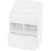 imageUTEX Kids Bookshelf with Movable Toy Box Toddler Book Shelf and Toy Storage Children Book Display Rack Toy Chest Combo for Kids Room ampamp Nursery White