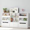 imageUTEX Kids Toy Storage Cabinet and Organizer with Drawers and Cubbies  Ideal for Playroom Classroom Nursery  White