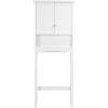 imageUTEX Over The Toilet Storage Cabinet Bathroom Above Toilet Cabinet Organizer with Adjustable Shelves White