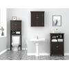 imageUTEX Over The Toilet Storage Cabinet Over Toilet Bathroom Organizer with Adjustable Shelves Above Toilet Storage Cabinet Space Saver Espresso