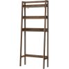 imageUTEX Over The Toilet Storage Shelf 3Tier Over Toilet Bathroom Organizer Above Toilet Storage Rack Wood GrainWood Grain