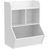 imageUTEX Toy Storage Organizer 40quot Kids Toy Storage Cubby with BinsToy Boxes and Storage for PlayroomBedroomNursery SchoolWhite
