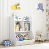 imageUTEX Toy Storage Organizer 40quot Kids Toy Storage Cubby with BinsToy Boxes and Storage for PlayroomBedroomNursery SchoolWhite
