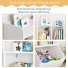 imageUTEX Toy Storage Organizer 40quot Kids Toy Storage Cubby with BinsToy Boxes and Storage for PlayroomBedroomNursery SchoolWhite