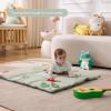 imageUTEX Baby Activity Mat Baby Play Gym Mat with 9 Sensory Toys Tummy Time Mat for Motor Skills ampamp Sensory Development Newborn Essentials GiftGreen Forest