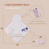imageUTEX Baby Portable Changing Pad Waterproof ampamp Wipeable Diaper Changing Mat with Carrying Bag Foldable Changing Mat for Travel Newborn Shower GiftsPink